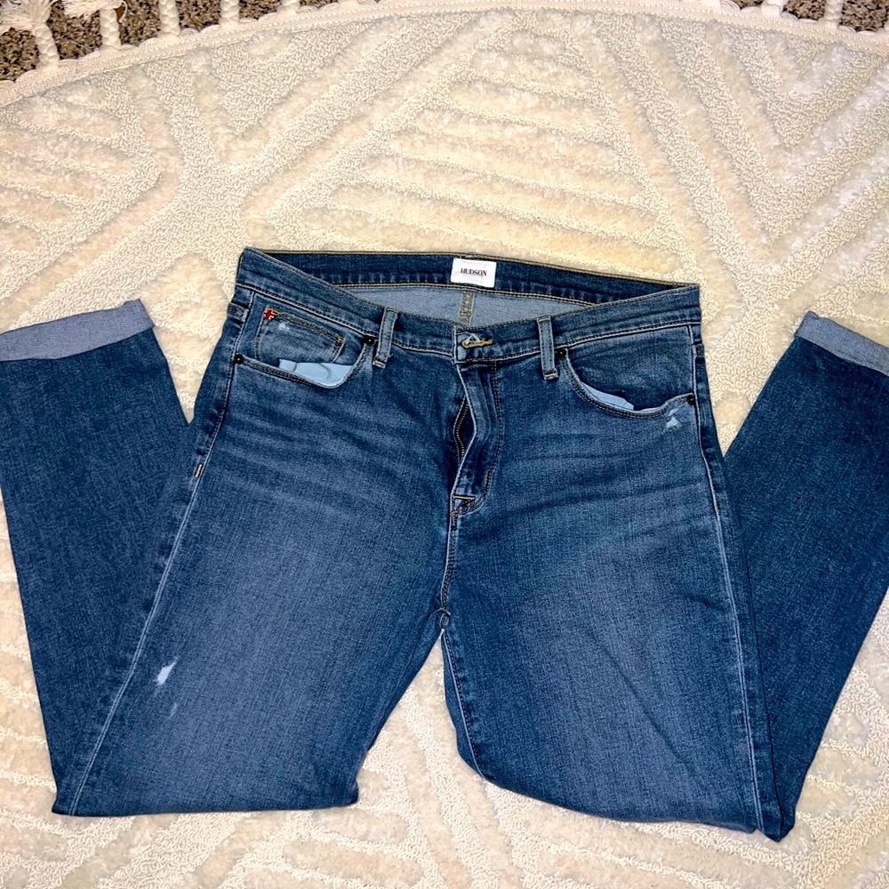 HUDSON: Natalie Midrise Slim Boyfriend Jeans: Size 30